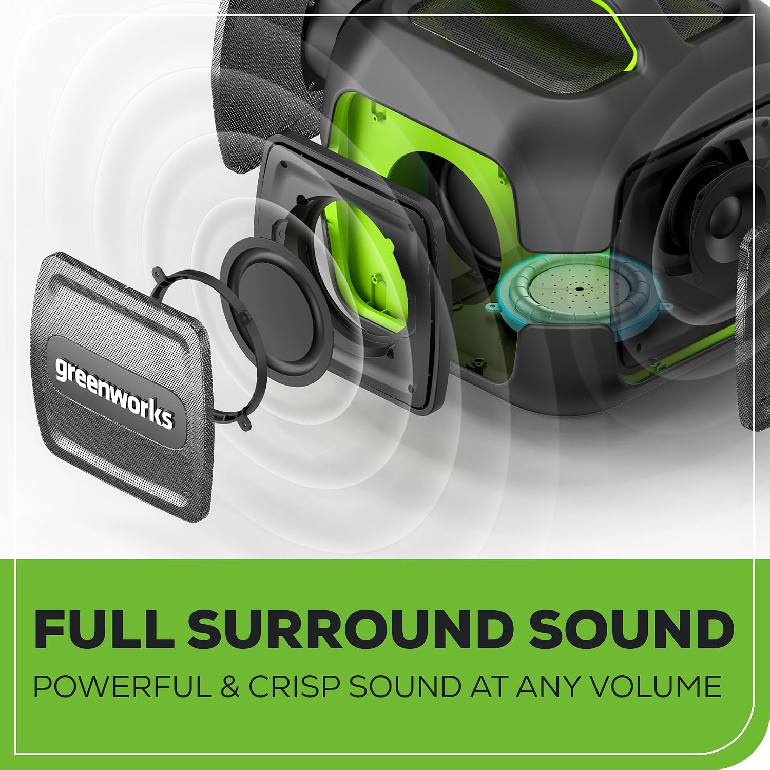 Detalle de Greenworks 24V Bluetooth Speaker