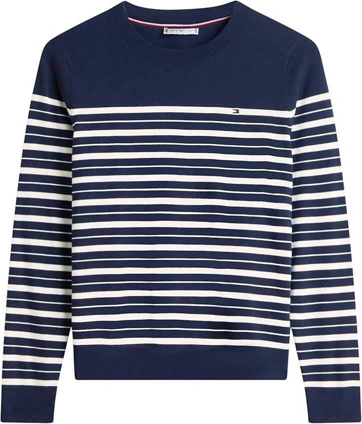 Thumbnail 4 de Tommy Hilfiger Co Jersey Stitch C-nk LS Swt Ww0ww44984 Suéter Azul XXS