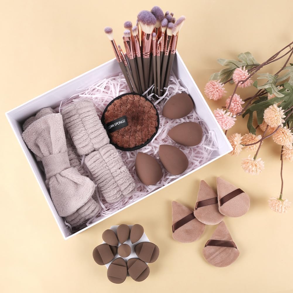 Thumbnail 6 de Vicloon Set Pennelli Make up 40 strumenti (20 pennelli, spugne e accessori) per fondotinta, occhi e cipria