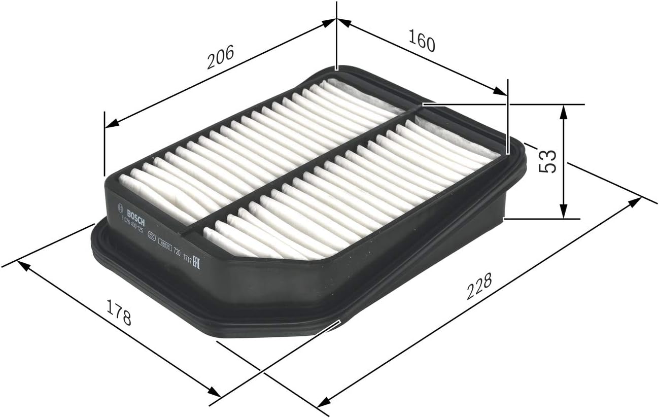 Detalle 2 de Bosch S0125 Filtre à air 1 unité