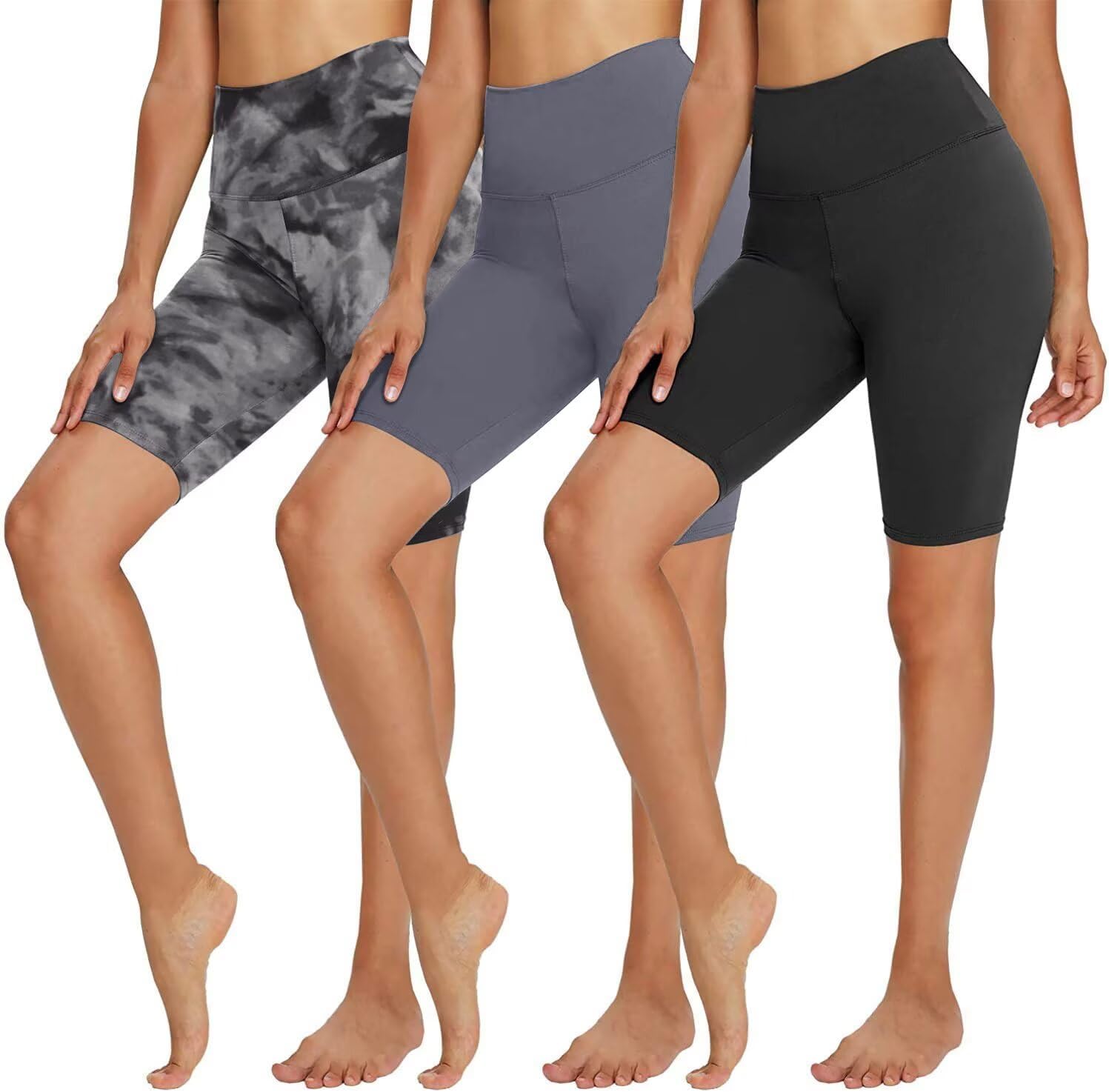 Thumbnail 4 de TNNZEET 3er Pack Radlerhose Damen High Waist – kurze Sportshorts mit nahtlosem Komfort