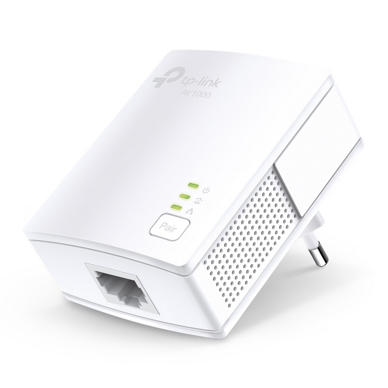Detalle 2 de TP-Link TL-PA7017 KIT Powerline AV1000: estabilidad y velocidad con dos adaptadores