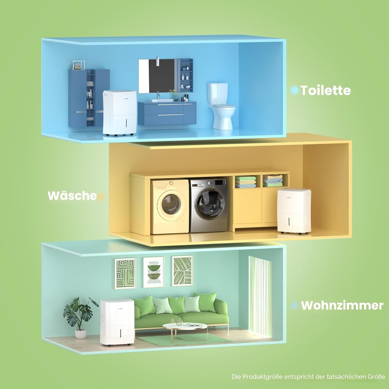 Detalle 2 de Comfee MDDF-20DEN7-WF Luftentfeuchter 20 L/24h