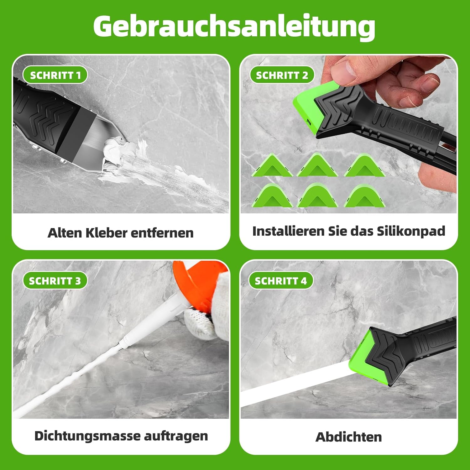 Detalle 2 de Silikonentferner 5-in-1 Fugenkratzer