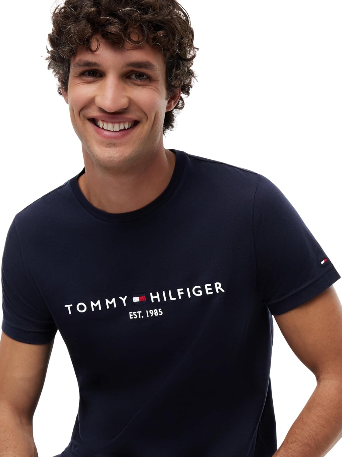 Thumbnail 2 de Tommy Hilfiger CORE TOMMY LOGO TEE - Camiseta Hombre Azul 🕶