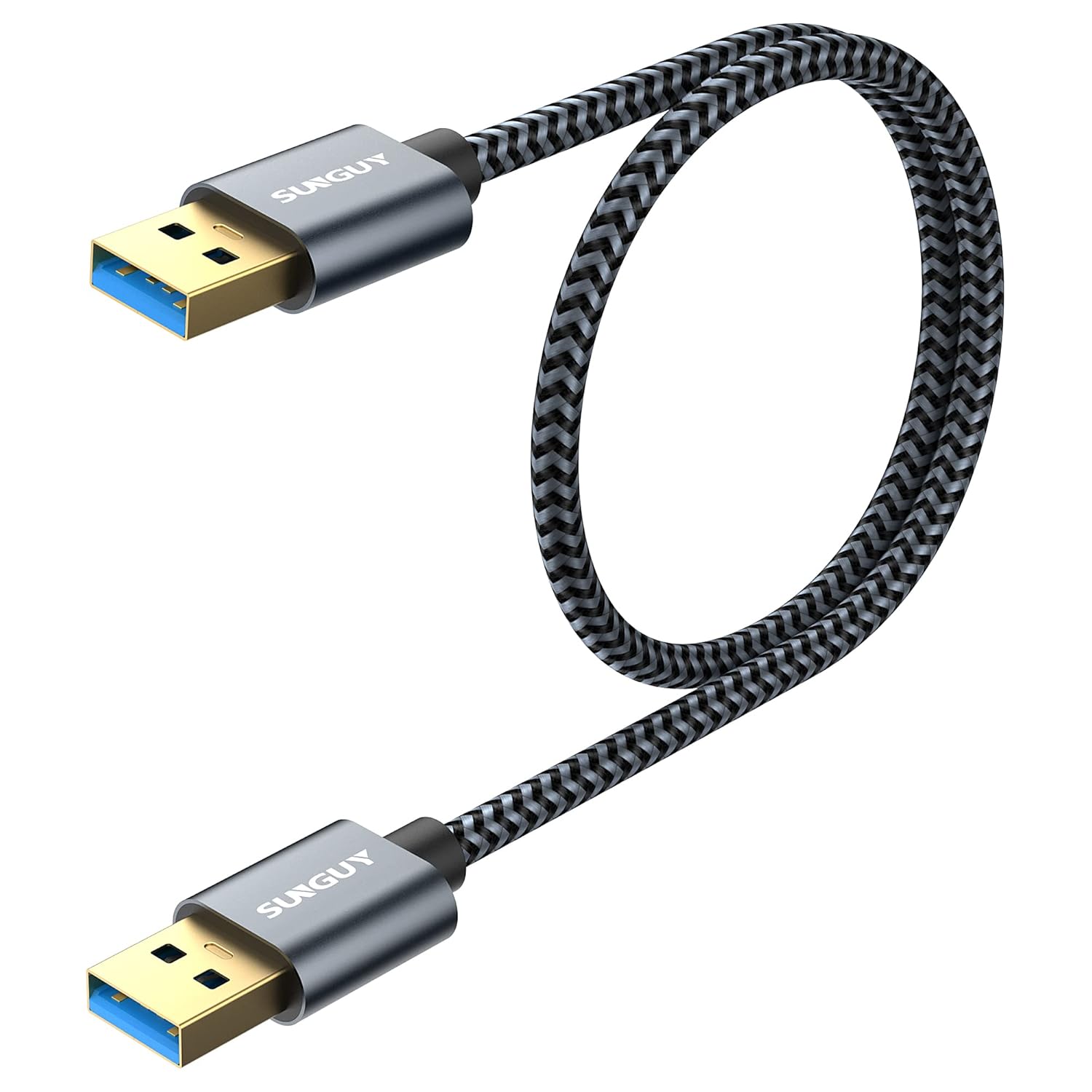 Thumbnail 5 de SUNGUY USB 3.0 Kabel 1 m A-auf-A – Datenübertragung bis 5 Gbit/s, robust und kompatibel mit Druckern, Modems, HDDs