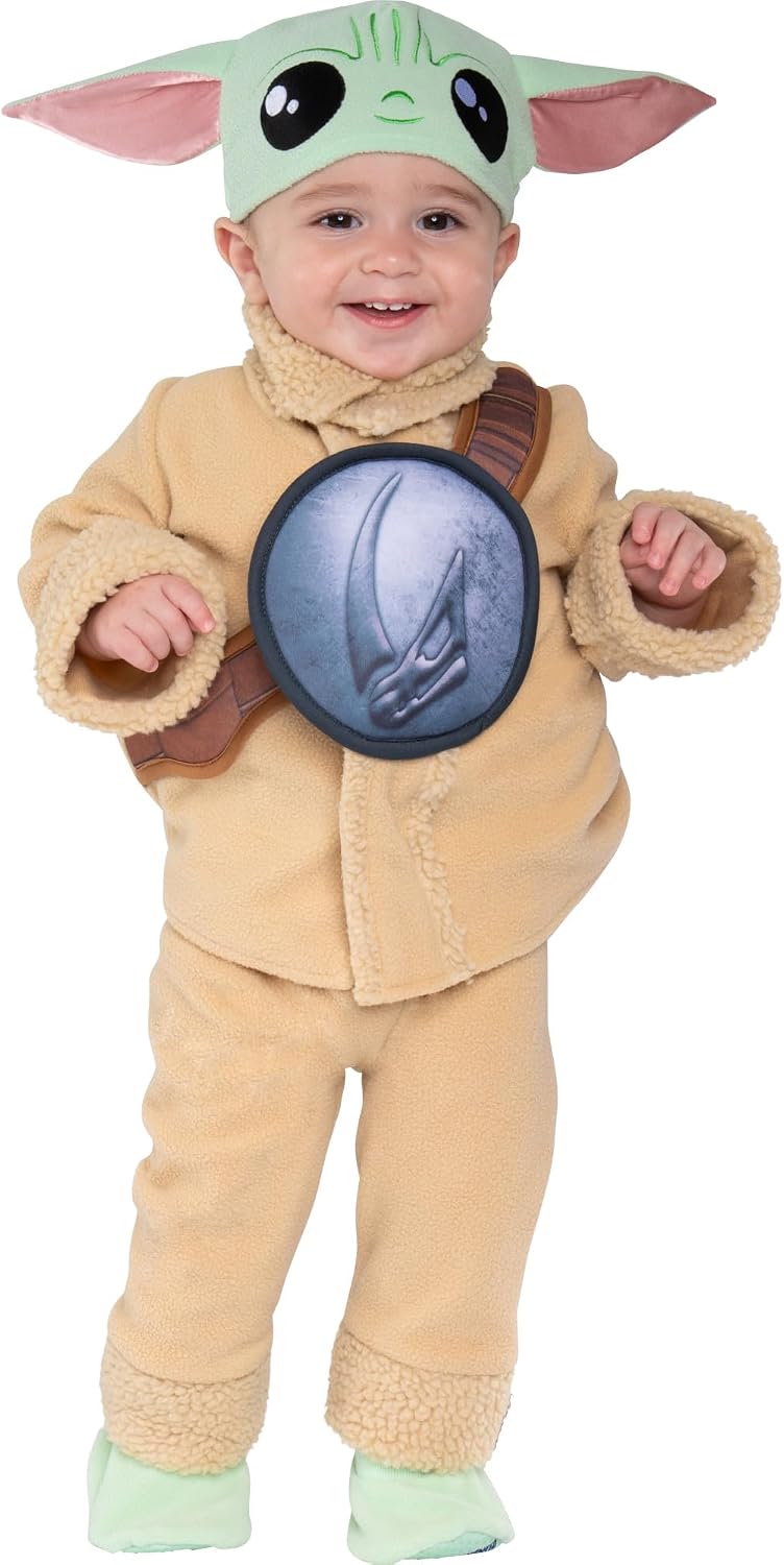 Detalle 1 de STAR WARS Grogu Infant Halloween Costume, Five-Piece Set