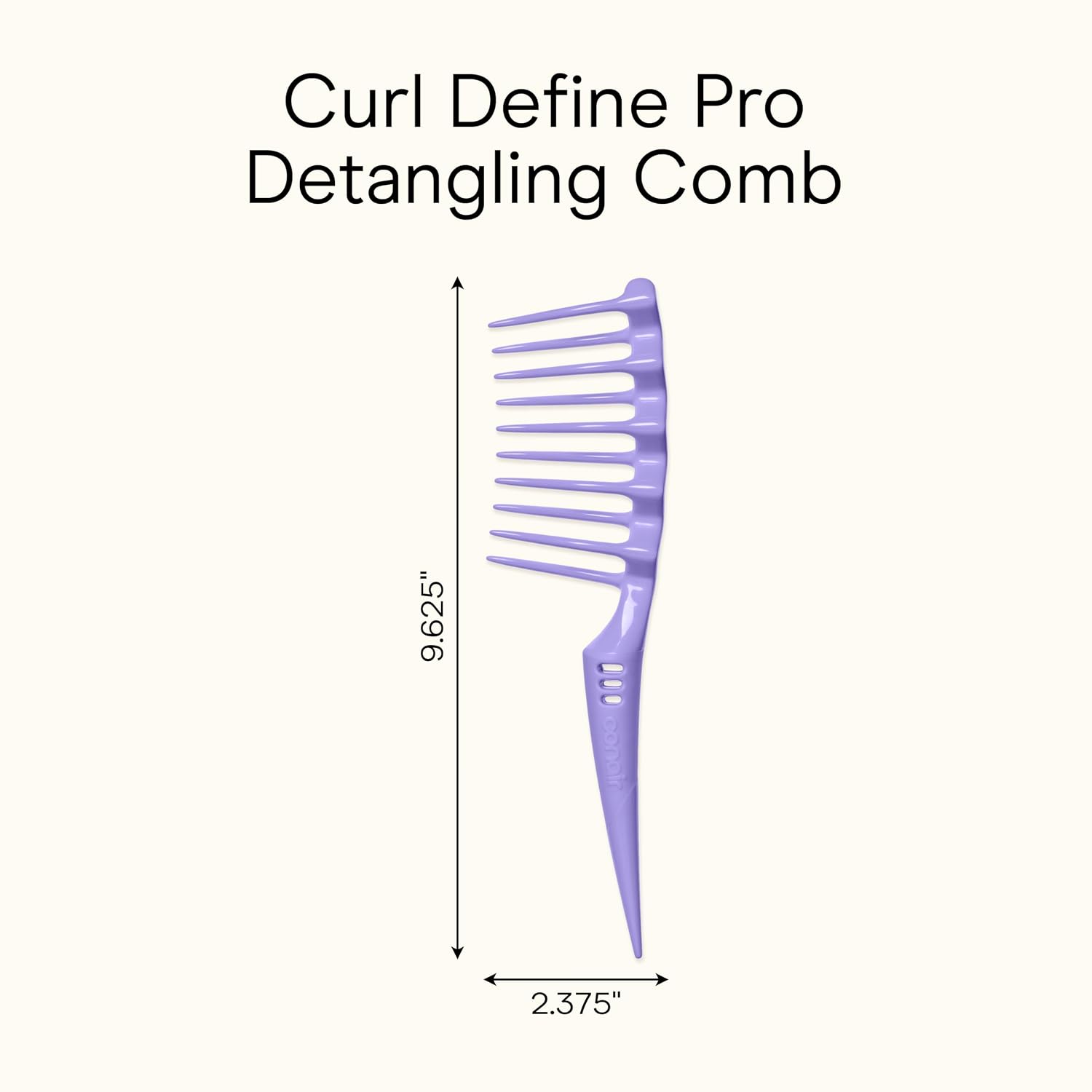 Thumbnail 6 de Conair Detangling Comb for Curly Hair, Purple