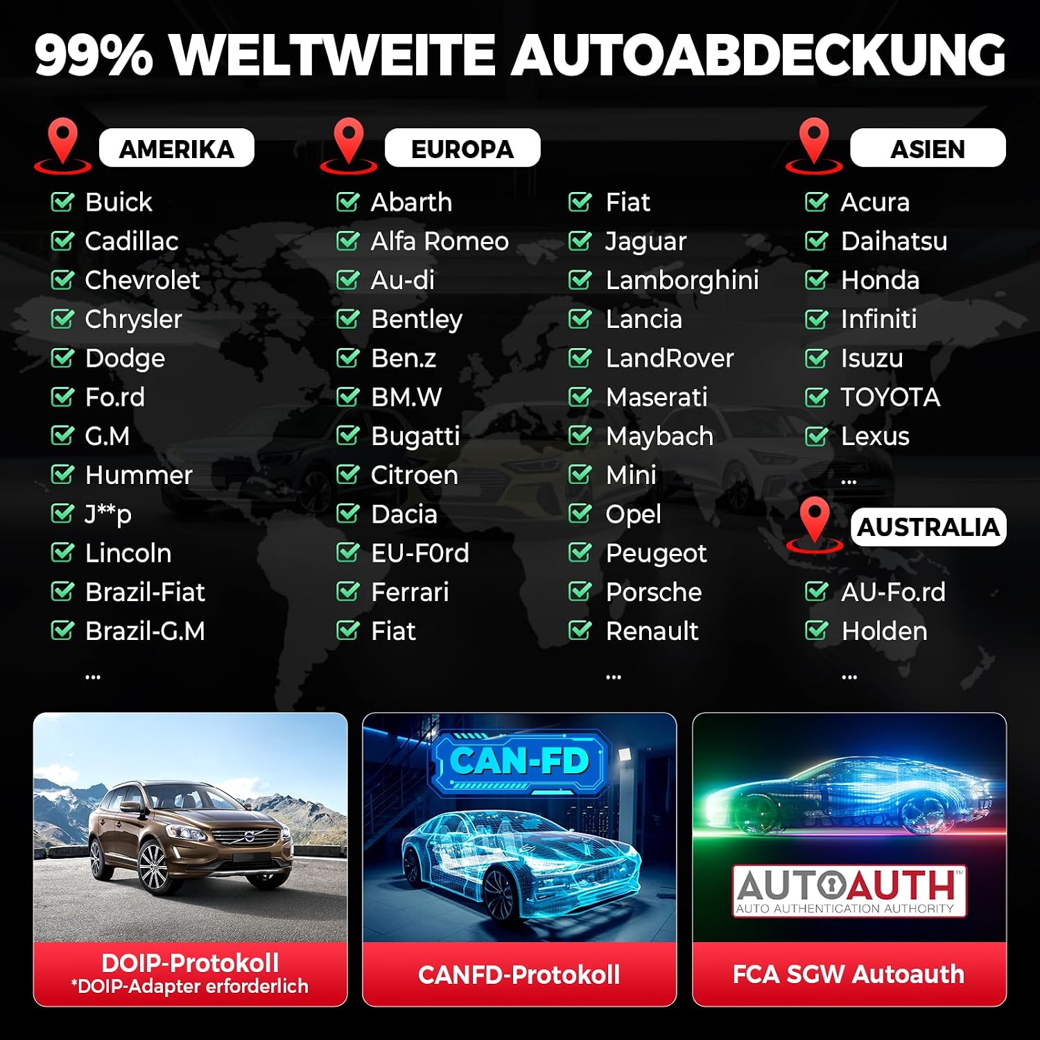 Thumbnail 6 de LAUNCH X431 V+ PRO 5.0 (LAUNCH X431 V+ 5.0) OBD2 Diagnosegerät mit ECU-Codierung und 55+ Wartungsservices