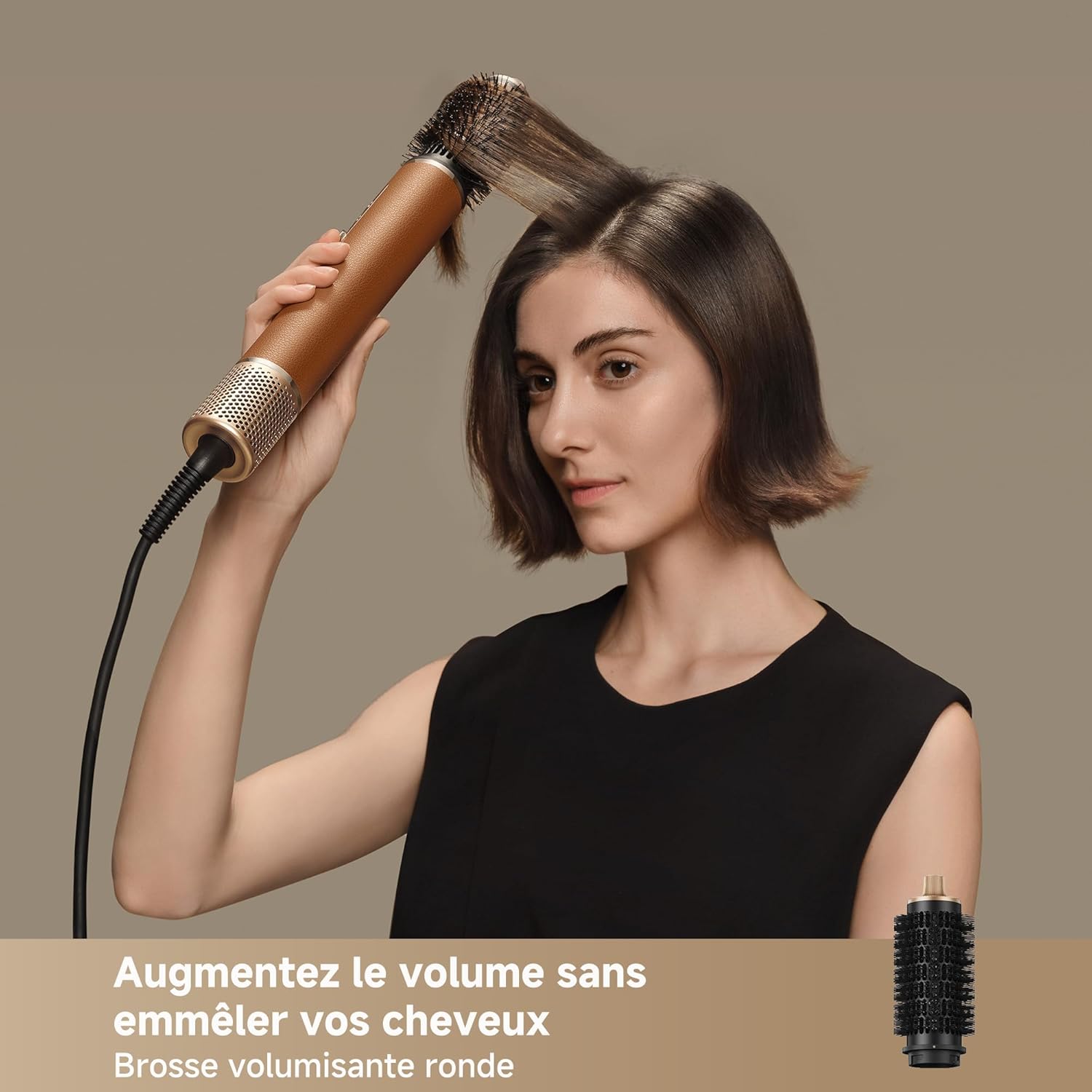 Detalle de DREAME AirStyle Pro — Appareil de coiffure multifonction 7 en 1, vapeur rapide et boucles personnalisables
