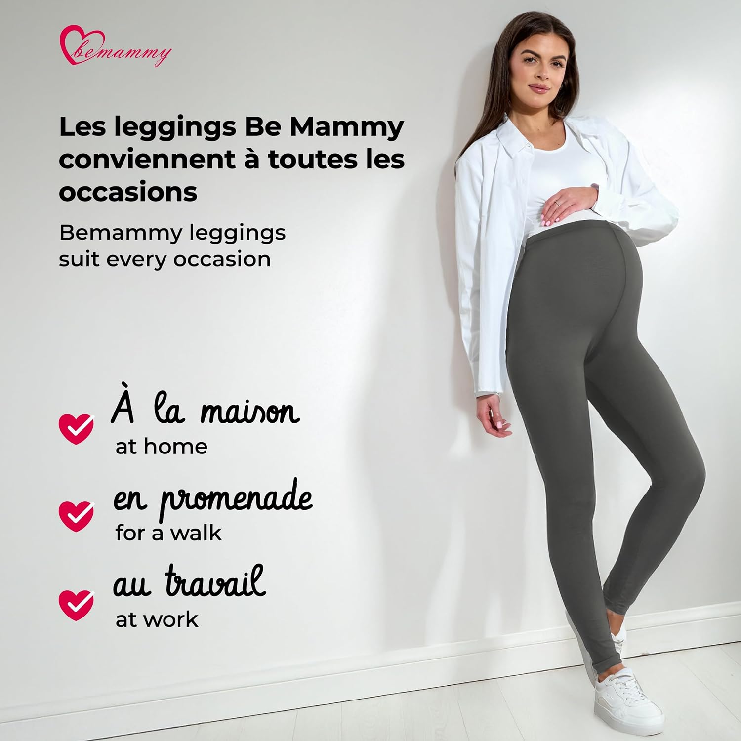 Thumbnail 4 de Be Mammy legging grossesse long BE20-230