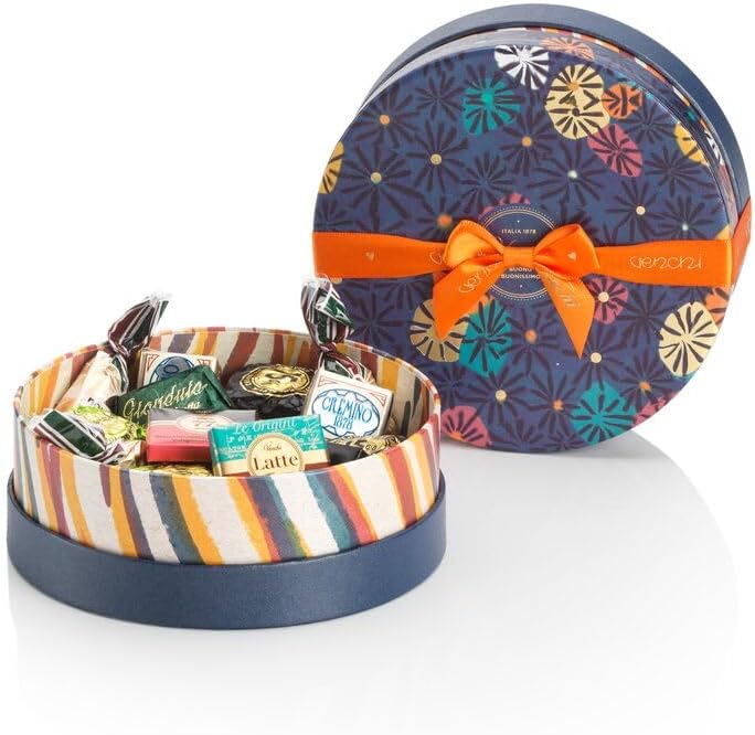 Detalle de Venchi Collezione Murrine - Cofanetto Pietre Colorate con Cioccolatini Chocoviar Assortiti, 177 g (Senza Glutine)