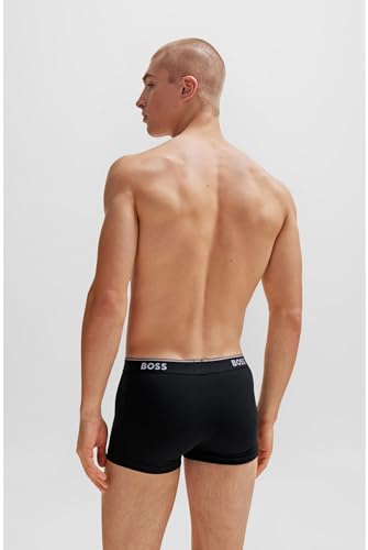 Thumbnail 7 de BOSS Trunk 3P Power Caleçon Boxeur, Noir 1, S Homme