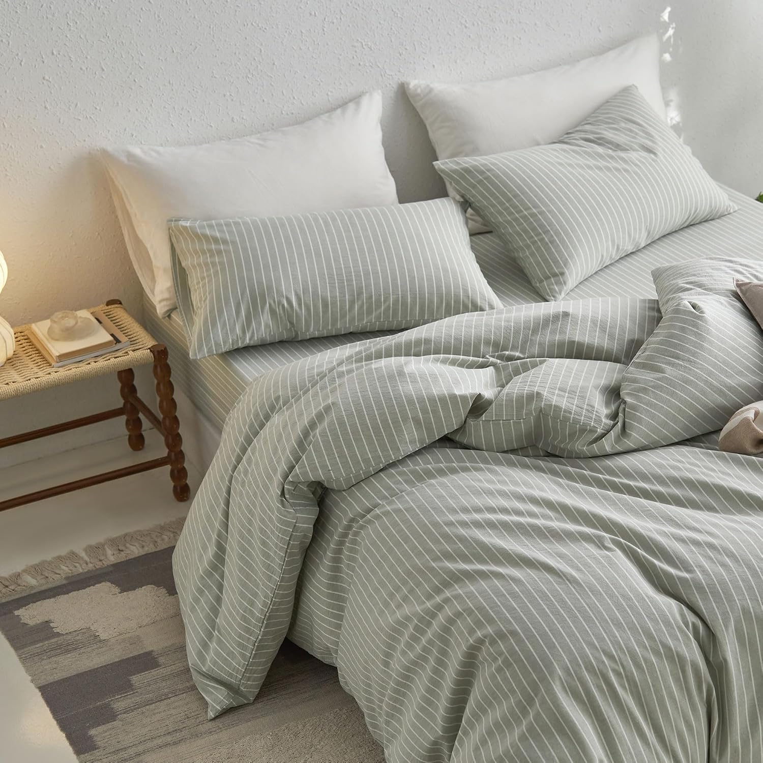 Thumbnail 3 de MooMee Queen Duvet Cover Set