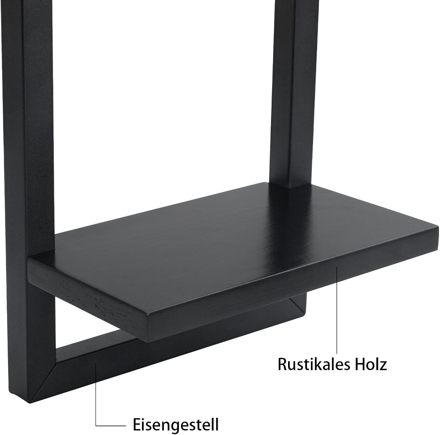 Thumbnail 6 de hi-home Set mit 3 Wandregalen Schwarz
