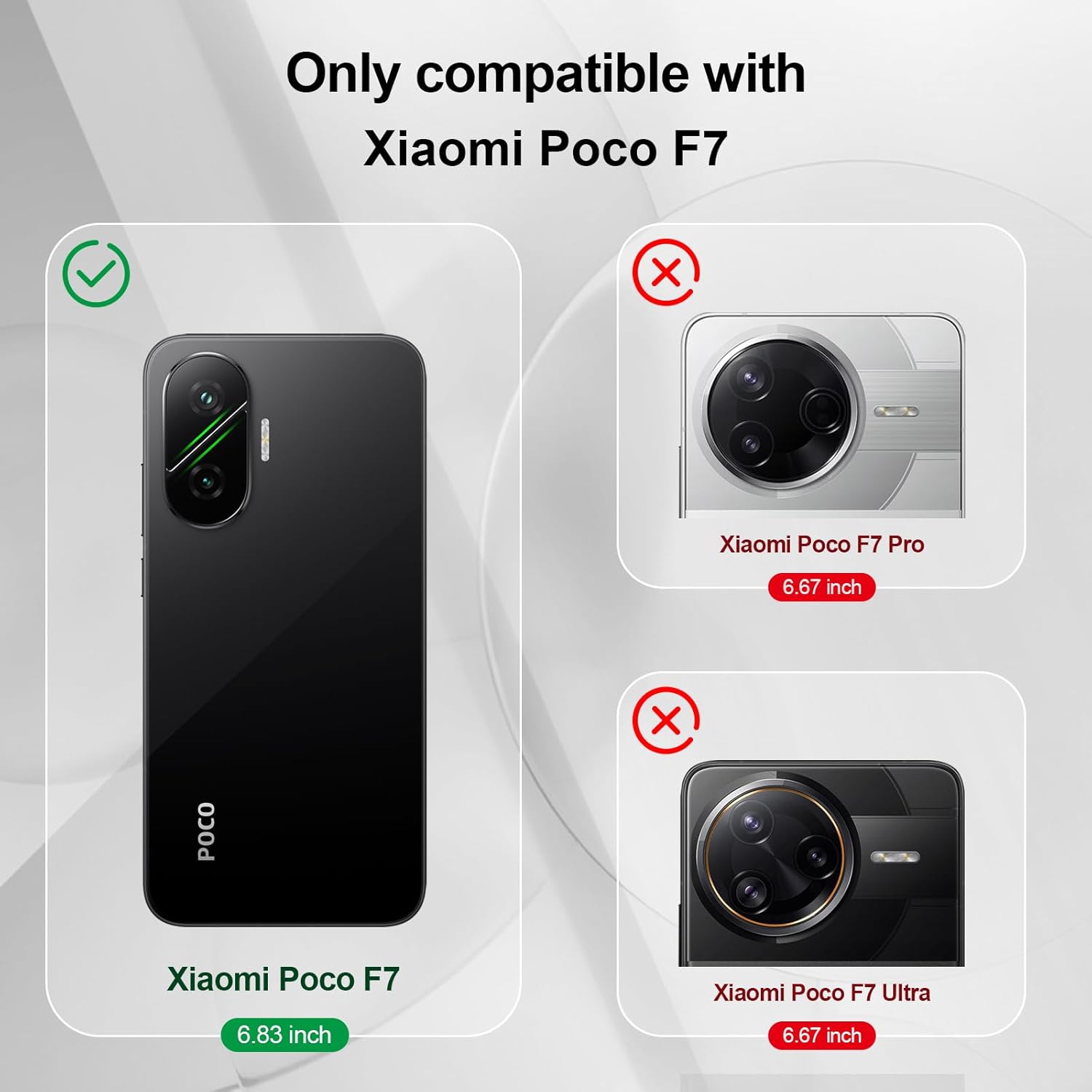 Thumbnail 4 de Btstring Hülle für Xiaomi Poco F7 – Silikon-Case mit mikrofaserweichem Futter (blau)