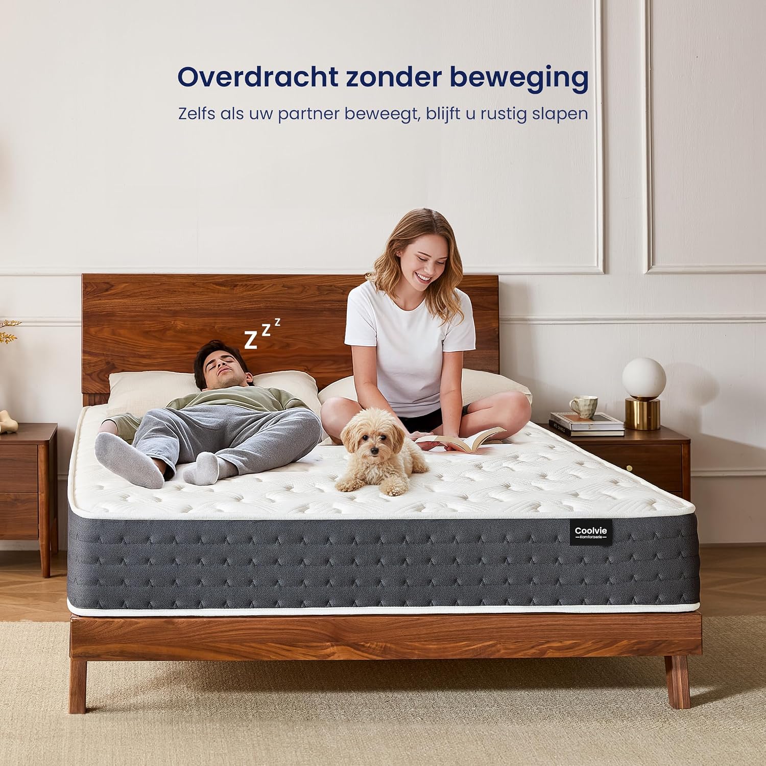 Detalle 1 de Coolvie COL-20XXD120-200 pocketveringmatras 120 x 200 cm, 20 cm, 7 zones