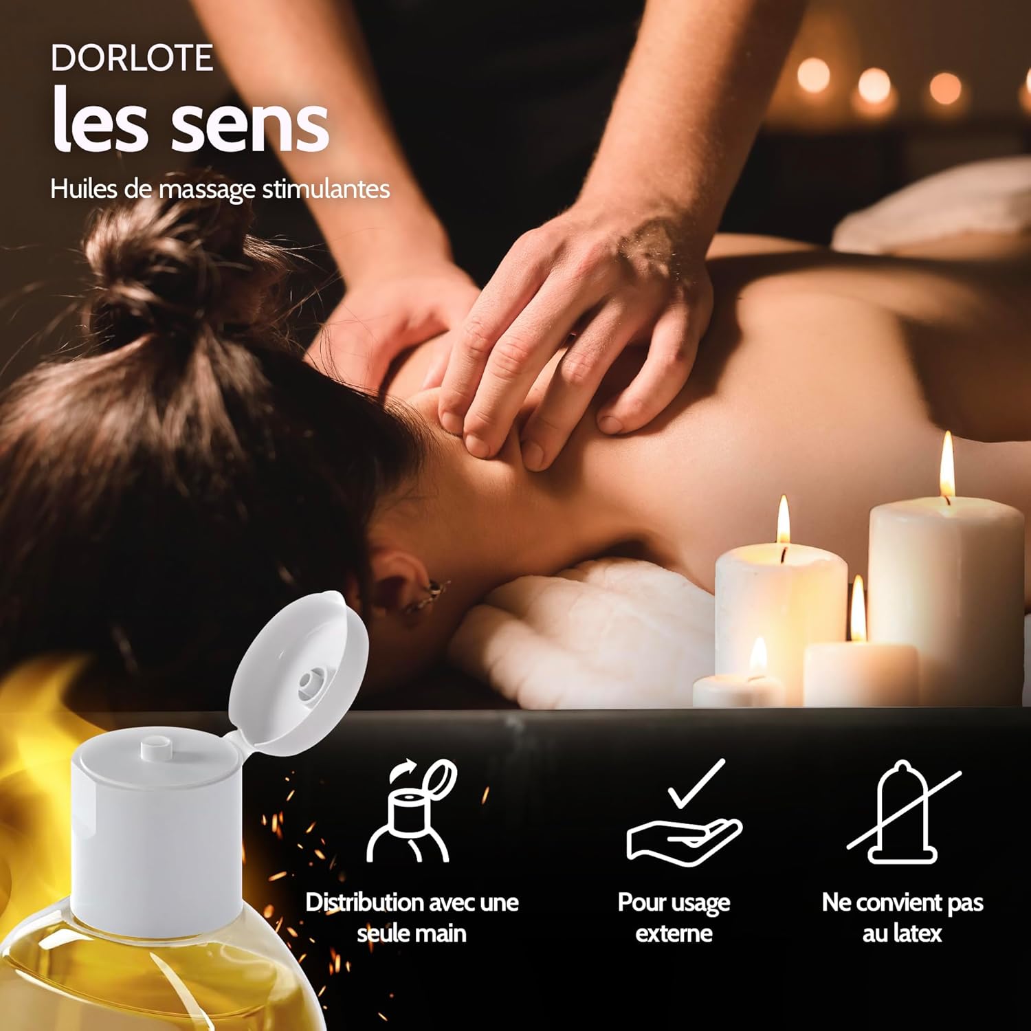 Thumbnail 4 de Vibratissimo Hot Moments 250 ml, huile de massage