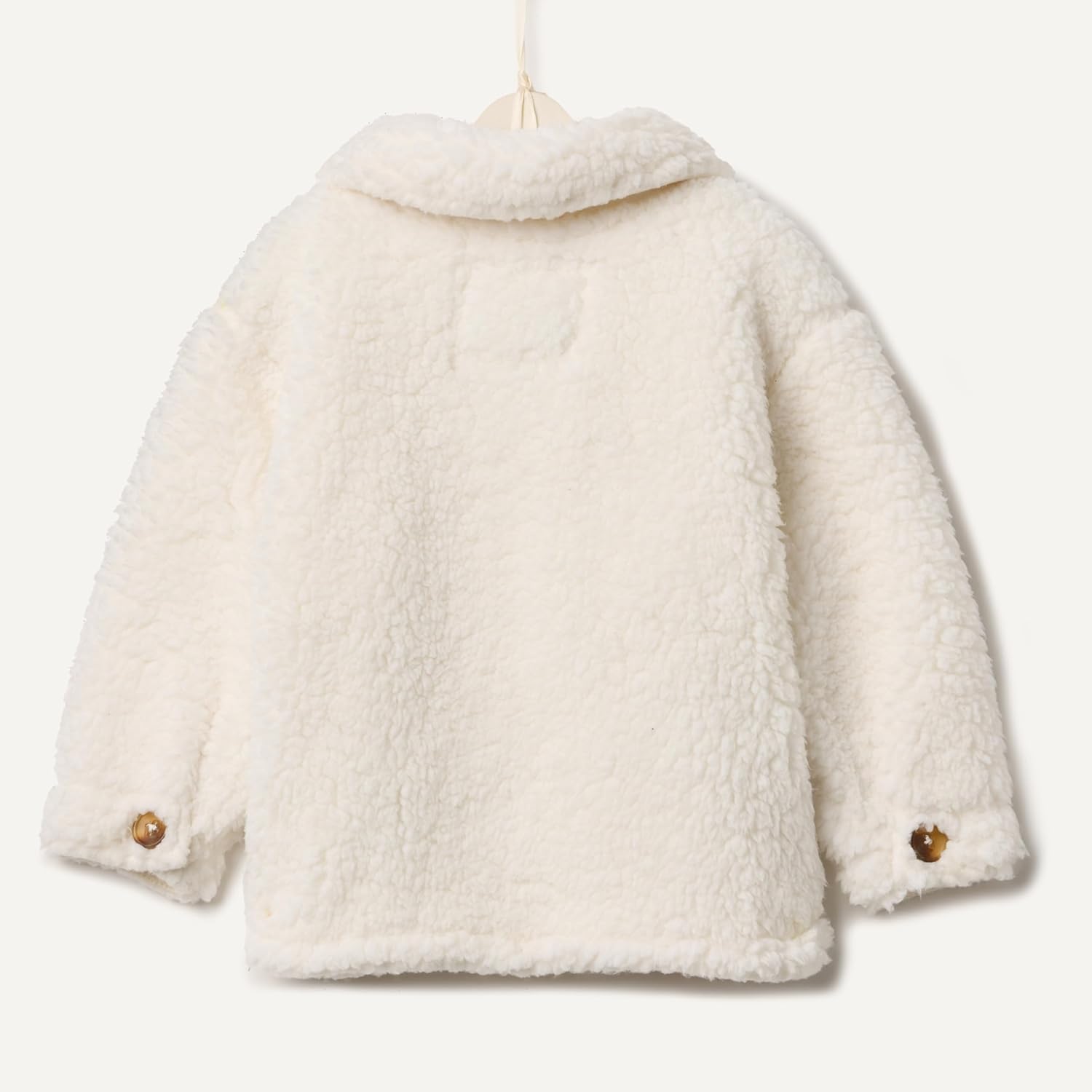 Detalle 2 de Amazon Essentials x Sofia Grainge Sherpa Fleece Overshirt Jacket for Toddlers & Baby Boys