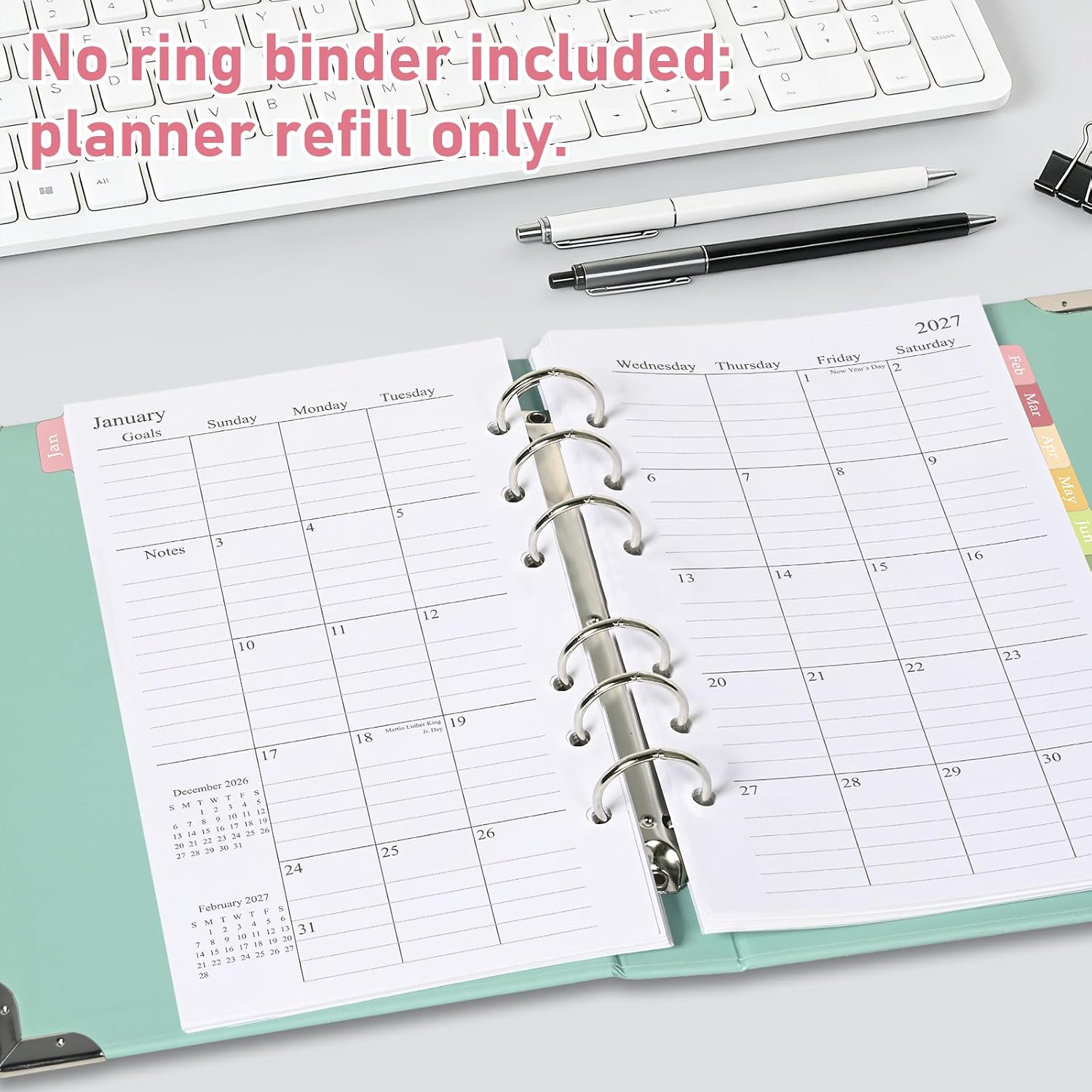 Thumbnail 6 de Monthly Planner Refill, 2027-2028