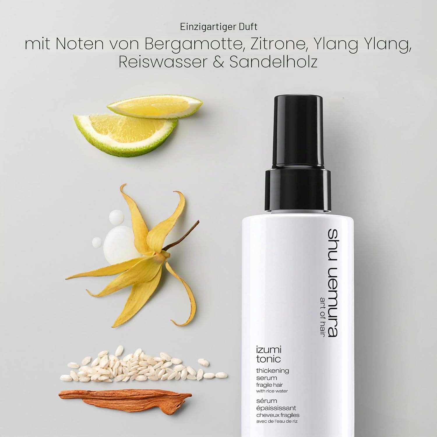 Thumbnail 5 de Shu Uemura Izumi Tonic – Serum für fülligere Längen, Brüchiges Haar, Reiswasser & Ceramide, 90 ml