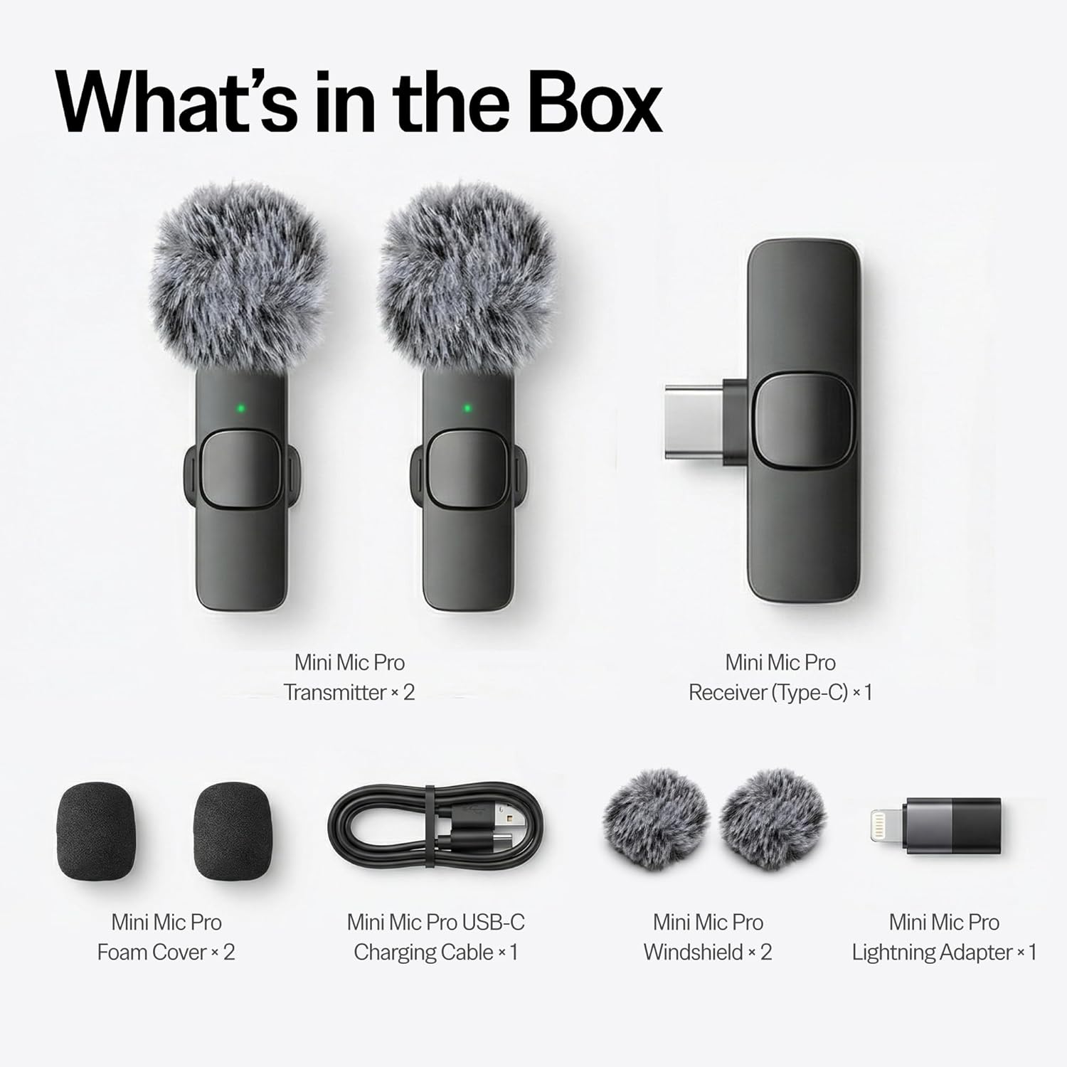 Thumbnail 5 de Mini Mic Pro wireless lavalier microphone for iPhone 🎤