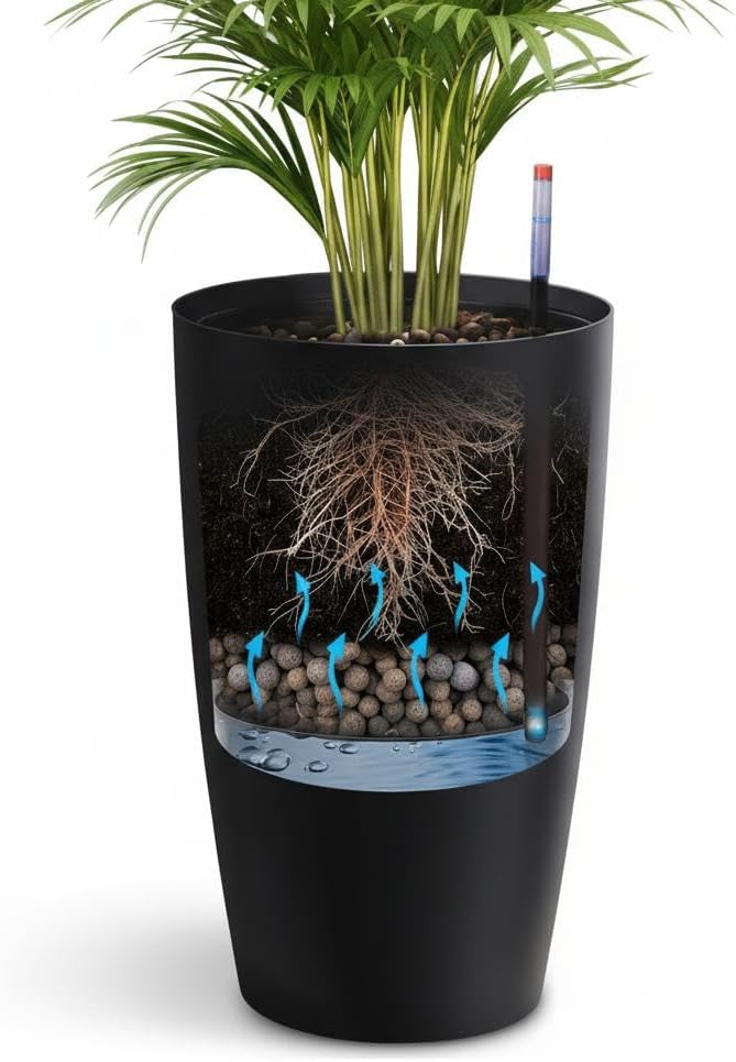 Thumbnail 6 de WildVenture PHO_33L5 Self-Watering Planters, Set of 2, 22-Inch Tall