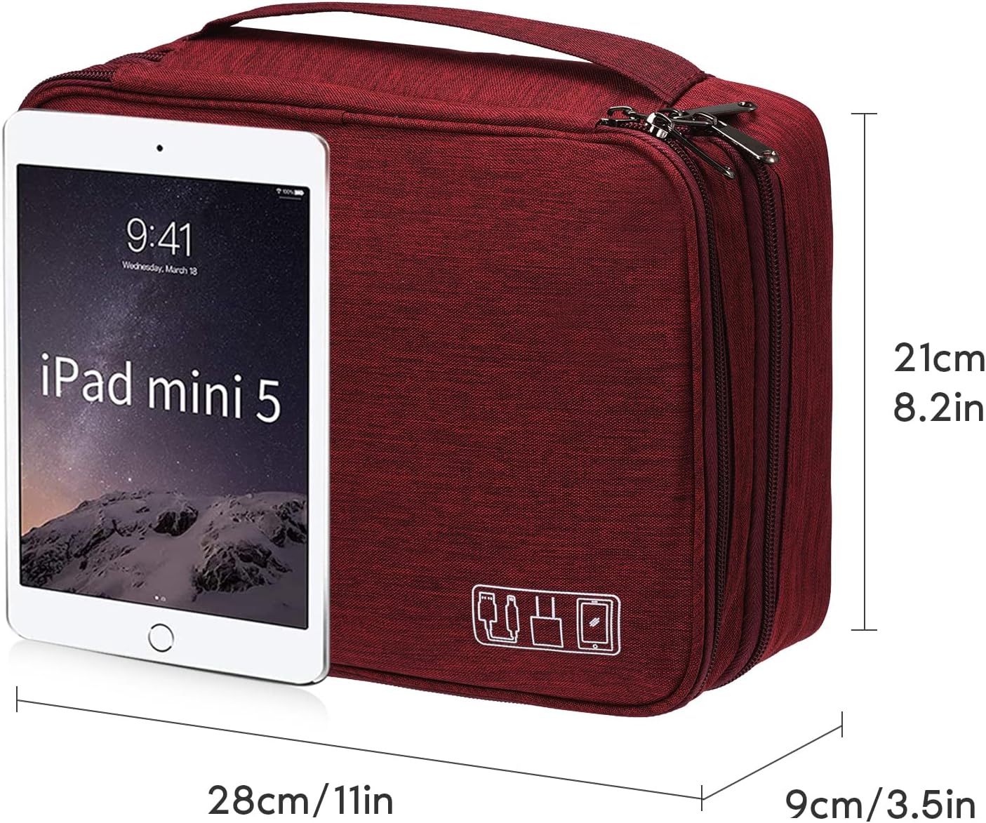 Thumbnail 1 de OrgaWise Travel Electronics Organiser 3 Layer Case