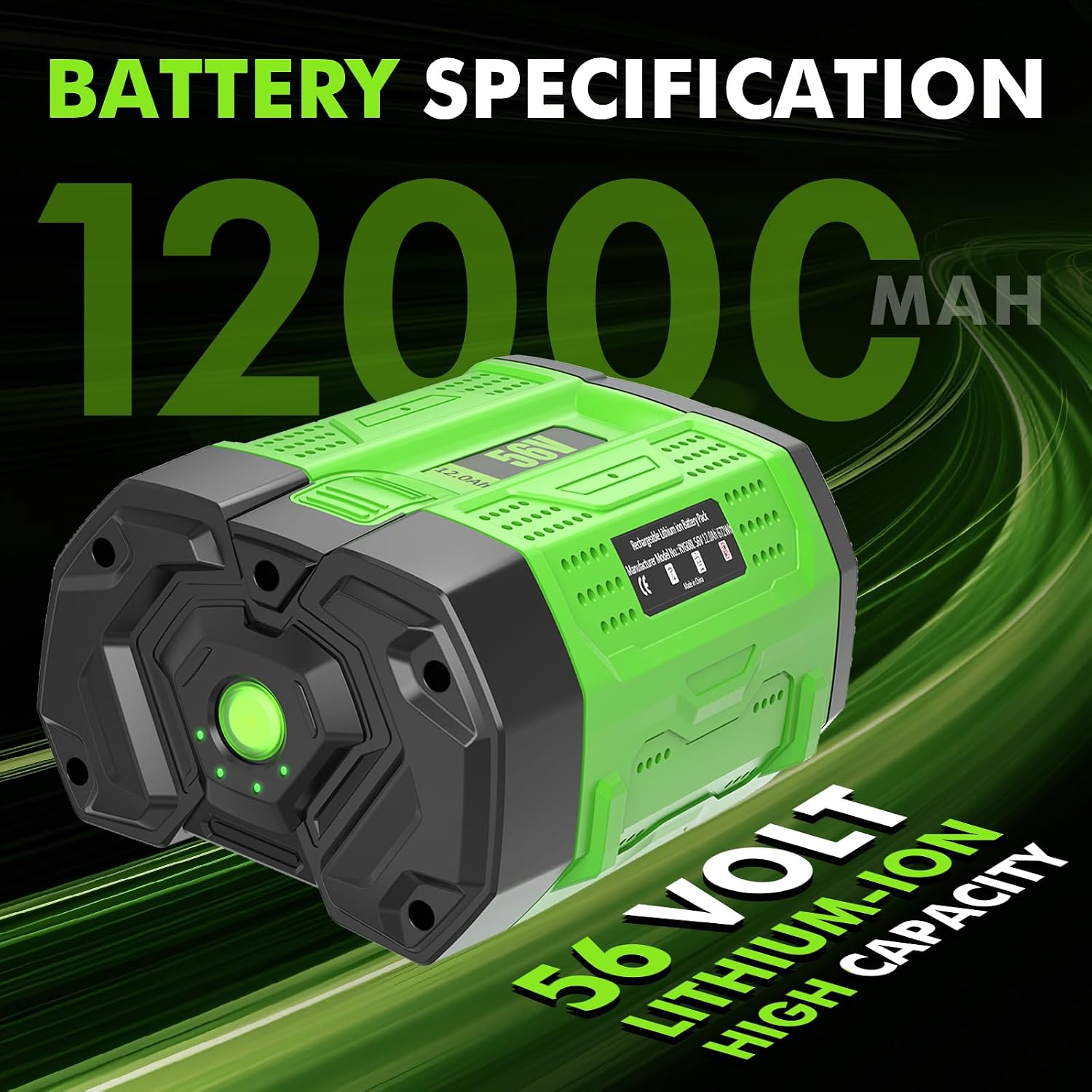 Detalle 2 de Replacement Battery for EGO 56V Tools 12.0Ah