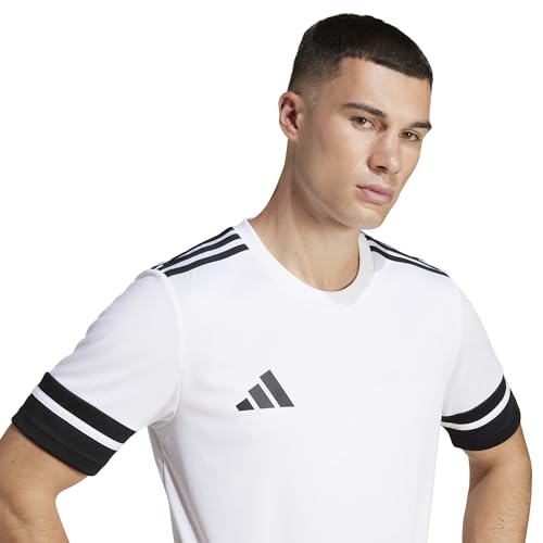 Thumbnail 4 de adidas Squadra25 Jersey de Manga Corta para Hombre – Blanco/Negro, Talla M