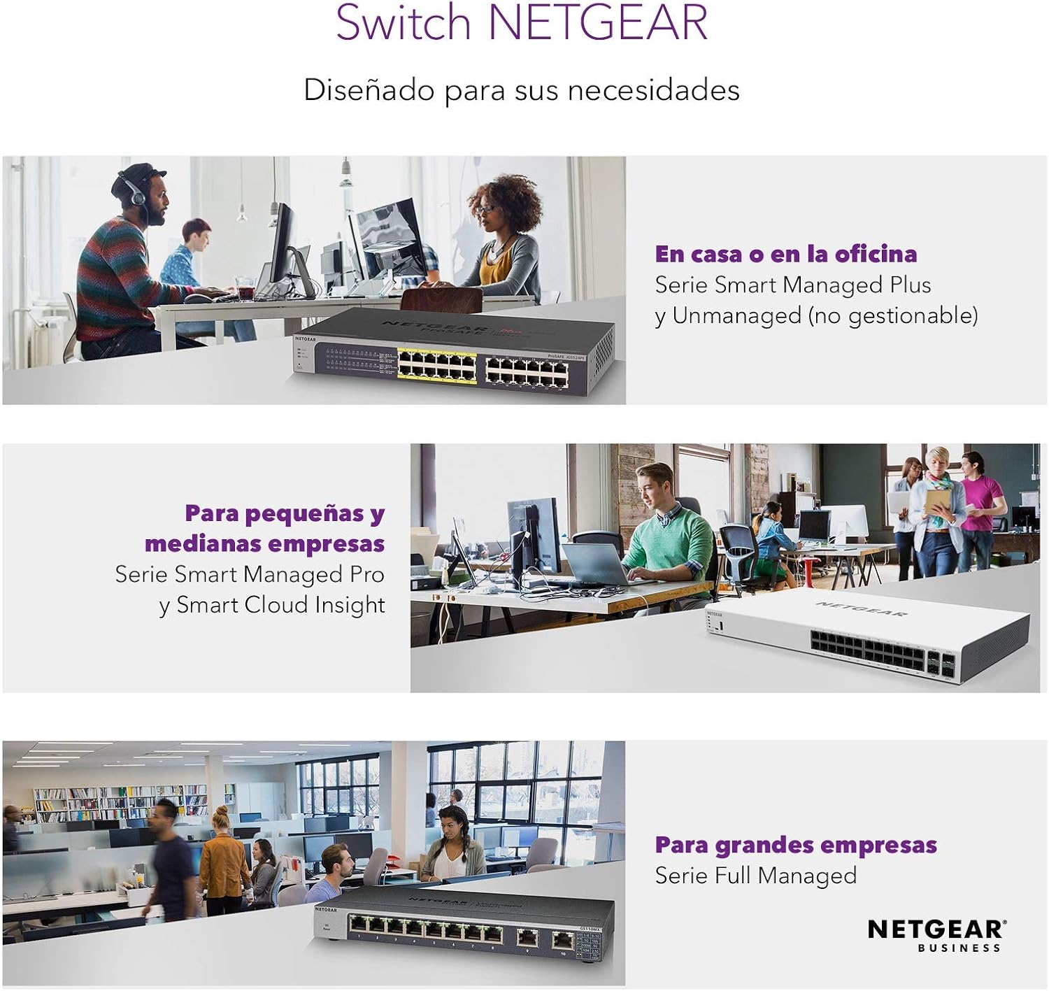 Thumbnail 3 de NETGEAR GS324 Switch Gigabit 24 Puertos