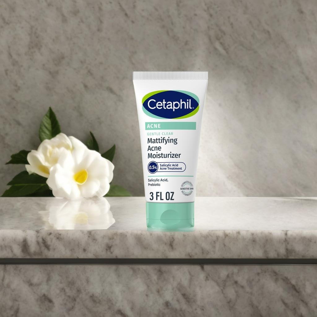 Thumbnail 4 de Cetaphil Face Moisturizer Gentle Clear Mattifying Acne Moisturizer with 0.5% Salicylic Acid (3 oz)