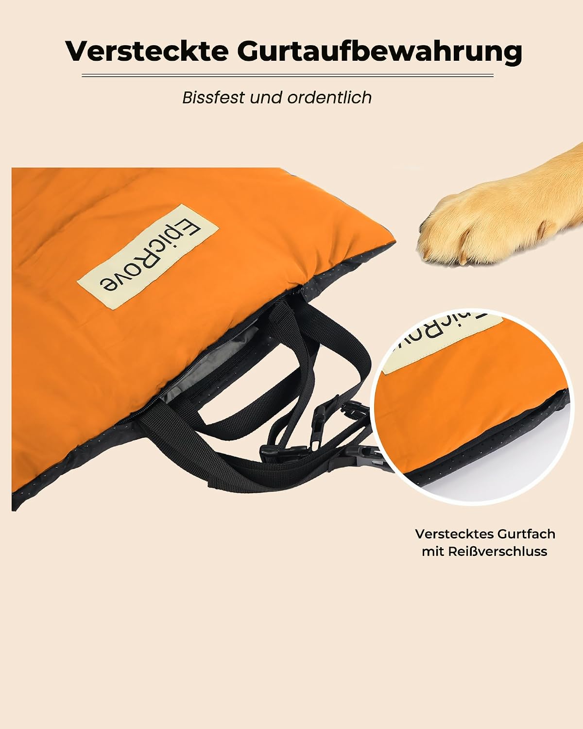 Detalle 2 de EpicRove Hundedecke 110×68 cm