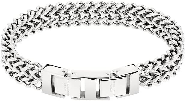 Thumbnail 5 de LIEBESKIND BERLIN Woven Damen-Schmuck: geflochtene Armband-Kette aus Edelstahl (silber, gold, roségold & schwarz)