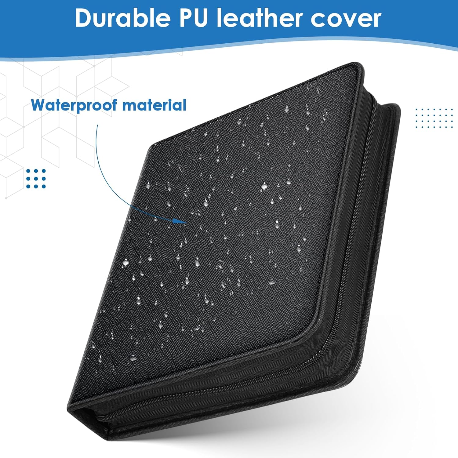 Thumbnail 2 de Homthy 900 Pockets Trading Card Binder with 9 Pocket Sleeves (3-Ring Album)