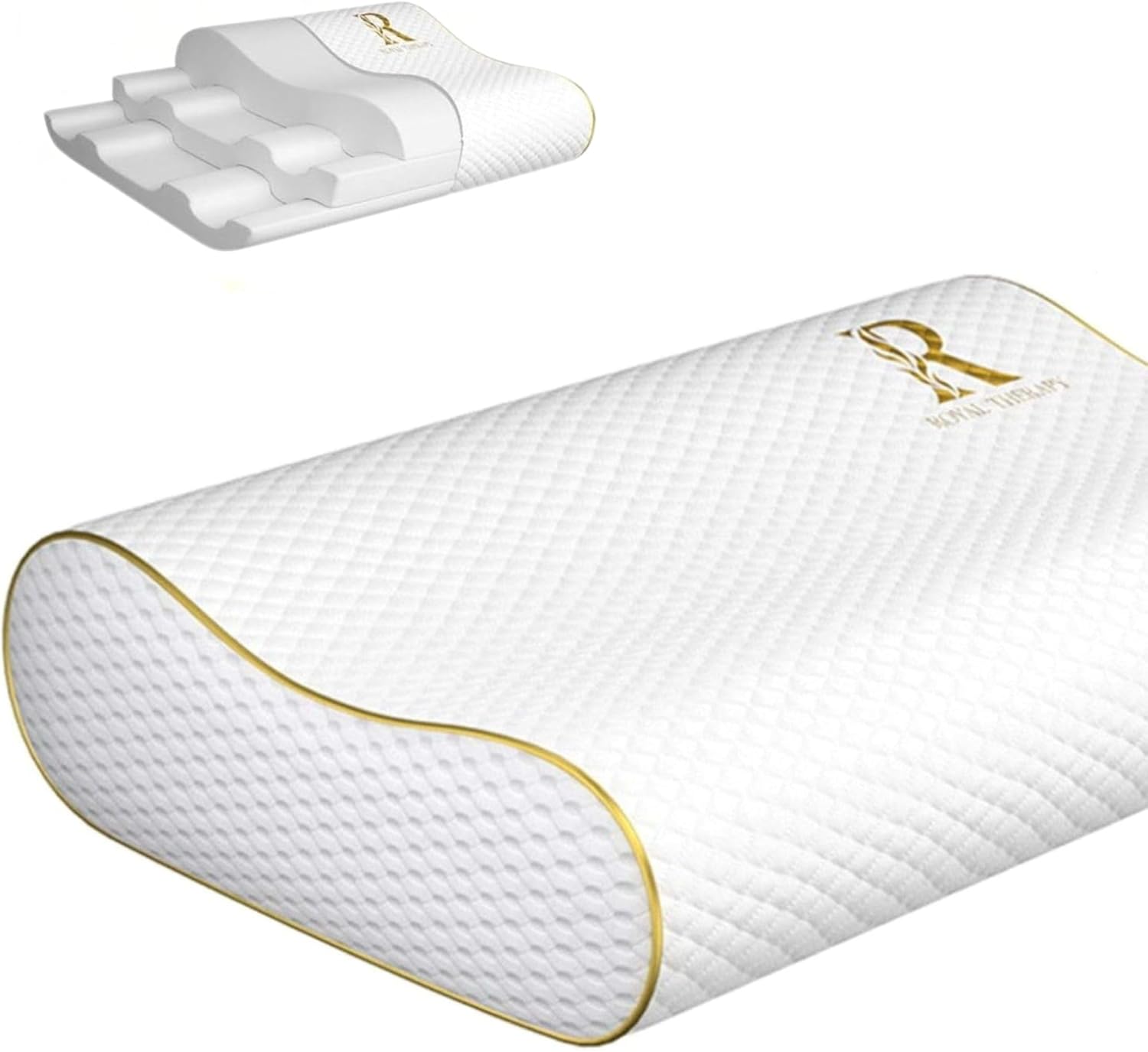 Detalle de Royal Therapy Memory Foam Pillow Queen