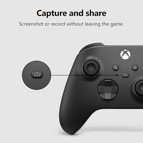 Thumbnail 3 de Xbox Wireless Controller (Carbon Black): Modernized Comfort, Versatile Connectivity, and Customization