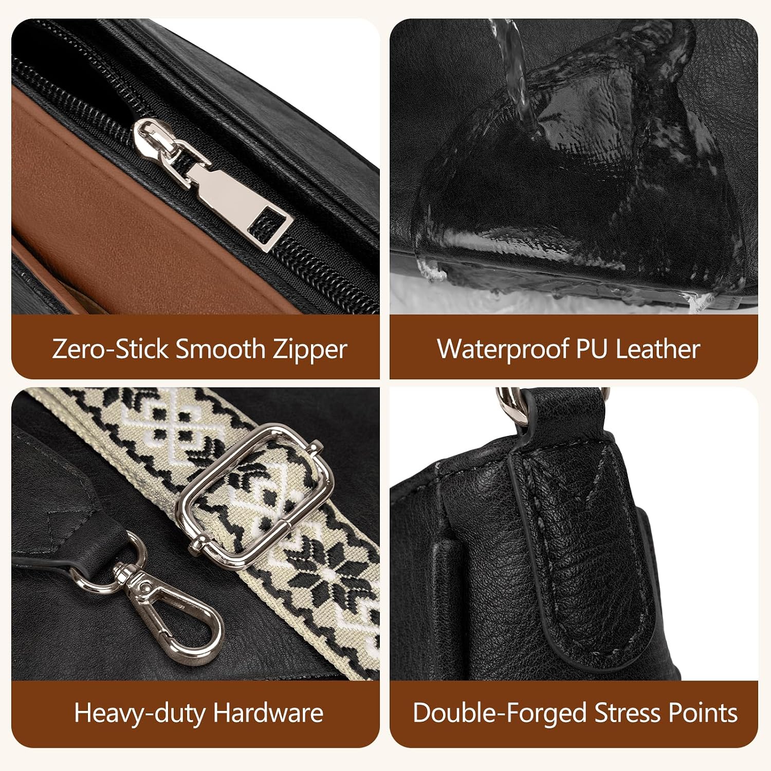 Thumbnail 4 de RAINSMORE Crossbody Bag for Women
