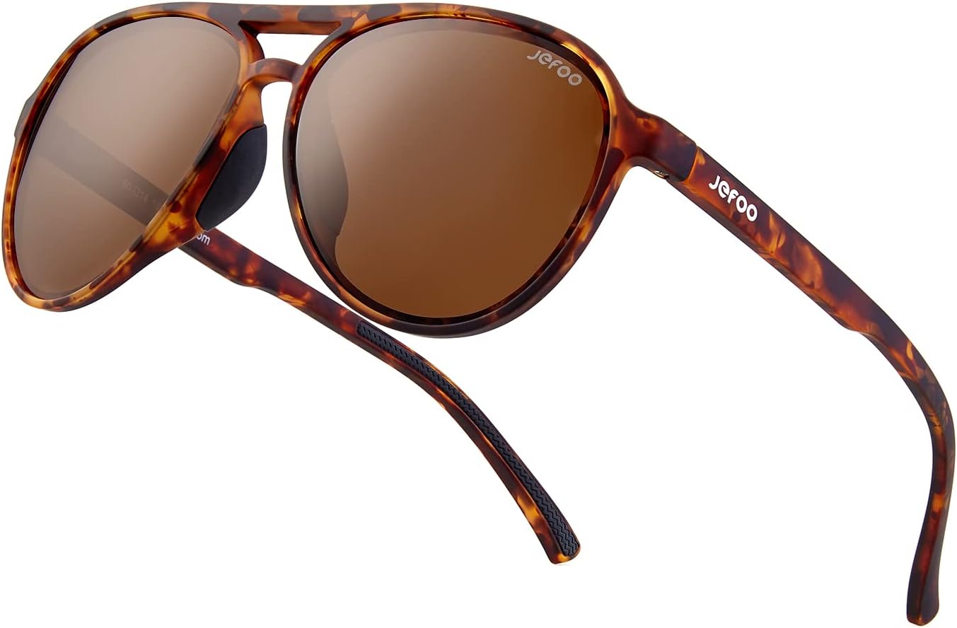 Detalle de Jefoo Polarized Aviator Sunglasses UV400