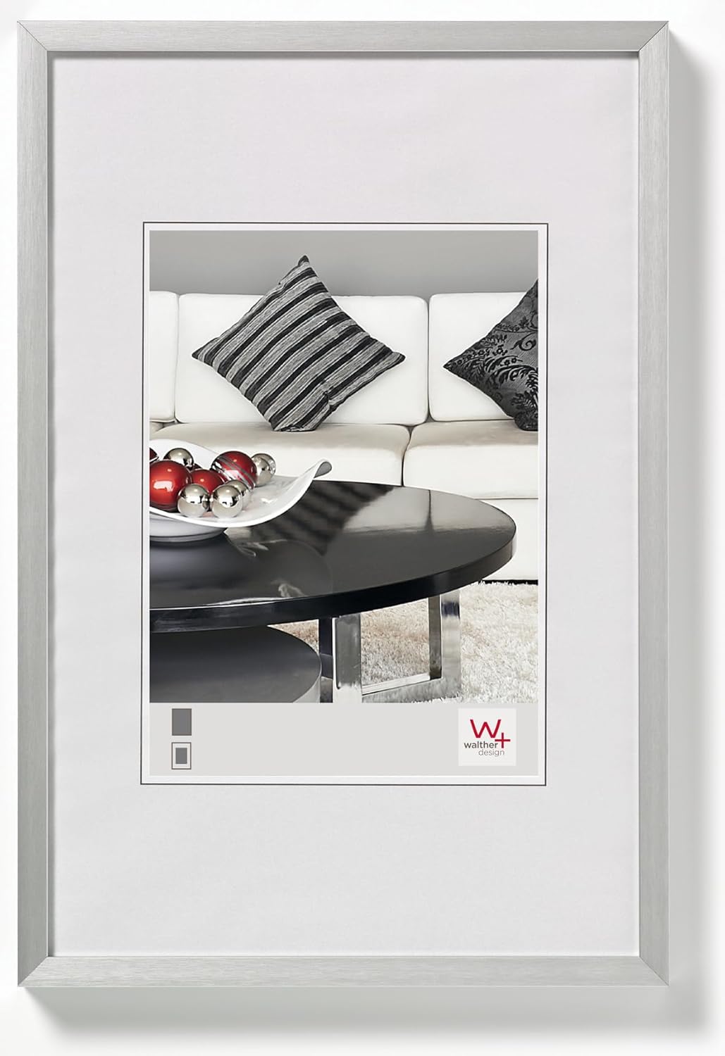 Thumbnail 6 de Walther Design cornice acciaio 10 × 15 cm, Sedia in alluminio AJ015D