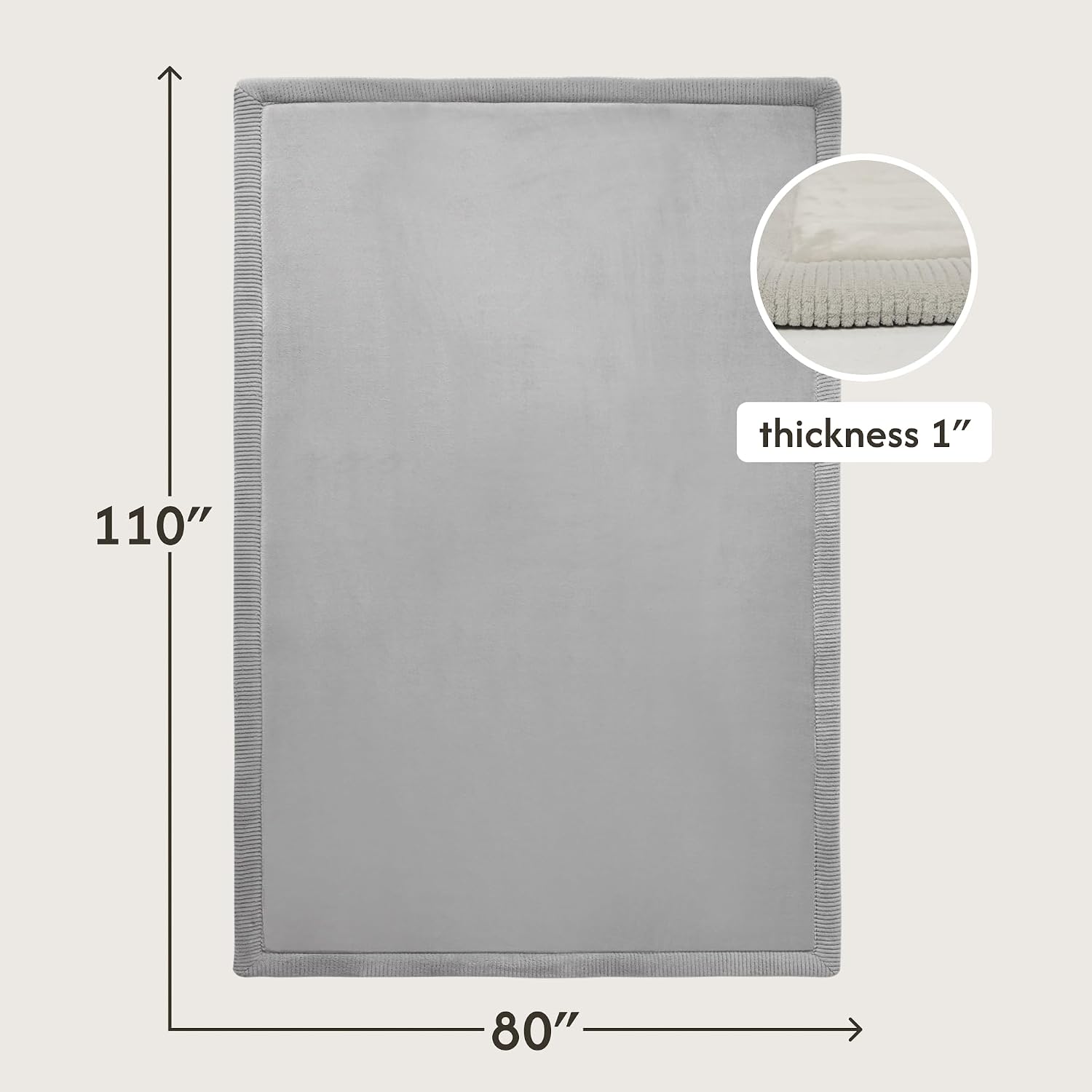 Detalle 2 de Hakuna CloudSoft Baby Play Mat 2cm memory foam