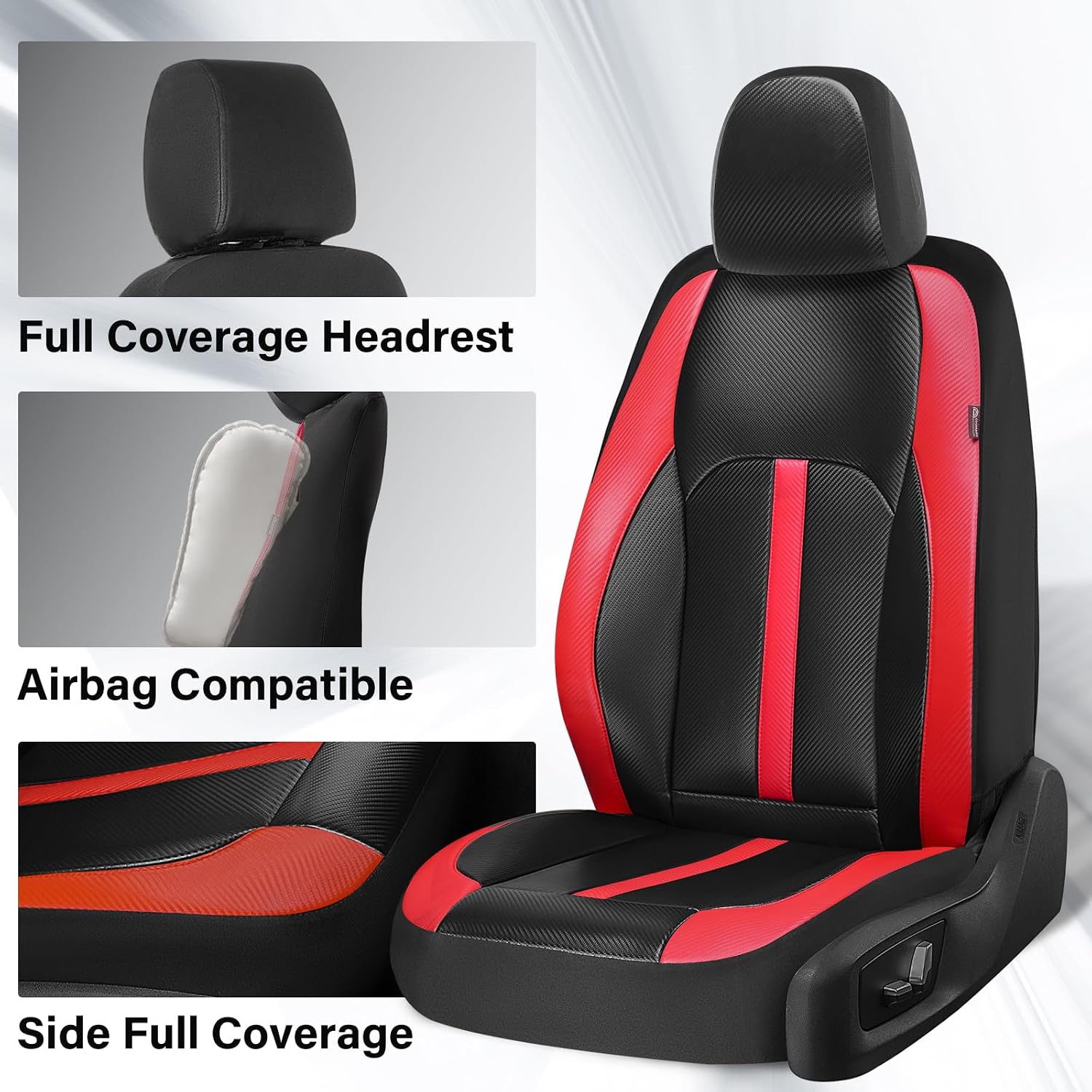 Detalle de Coverado Leather Car Seat Covers
