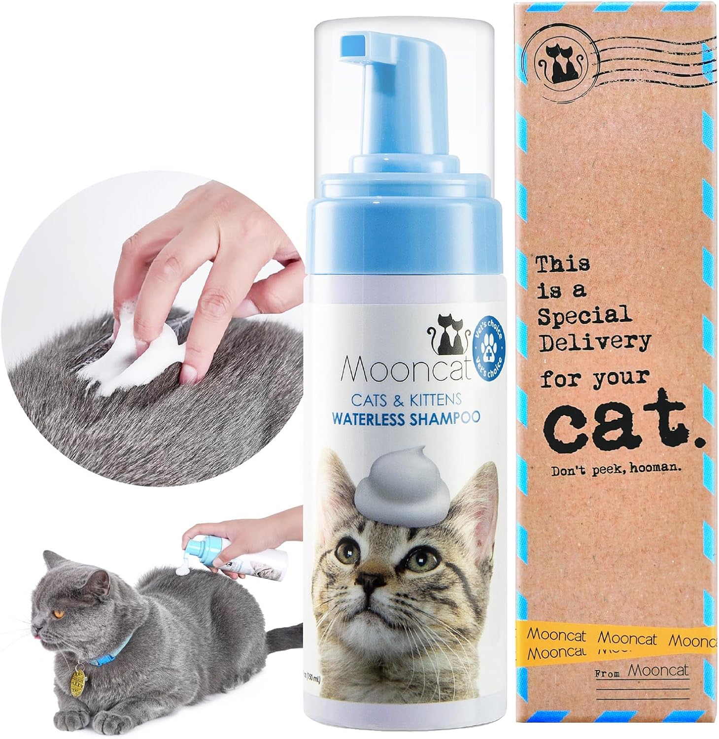 Detalle 2 de Mooncat Cat Shampoo for Short-Haired Cats