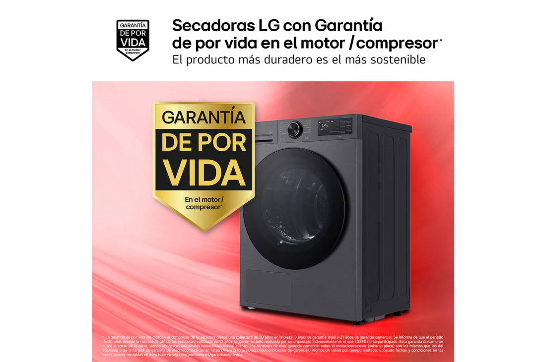 Thumbnail 3 de LG RHX5009TBB Secadora 9 kg 🔄