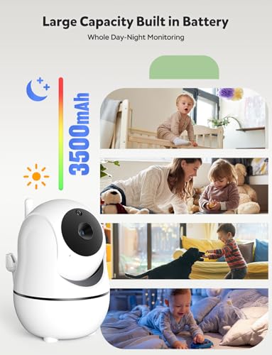 Thumbnail 4 de GoodBaby 5" Baby Monitor with Camera and Audio No WiFi