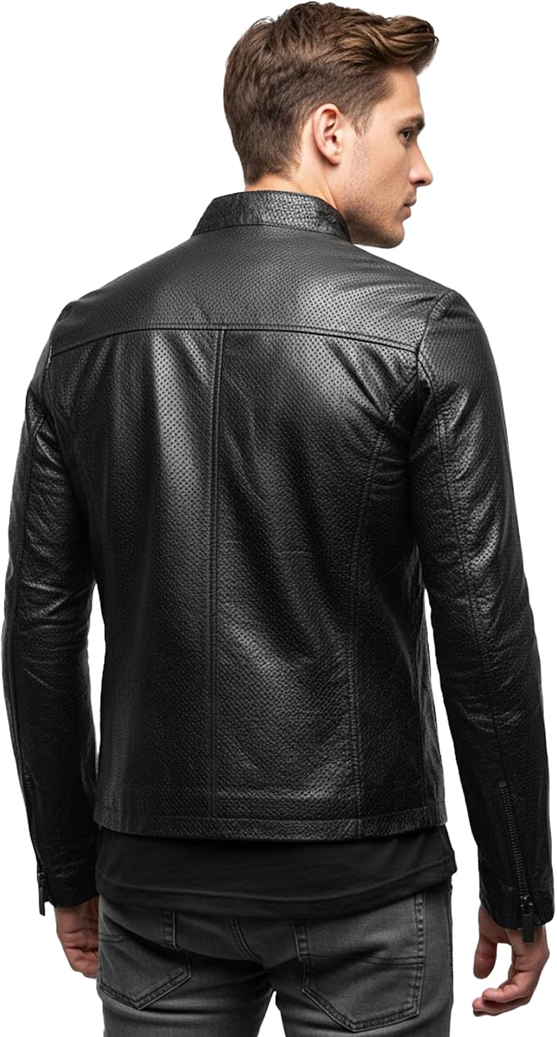 Thumbnail 2 de Crone Epic Herren Lederjacke „Cleane Basic“ aus 100% Echtleder – in vielen Varianten und Farben