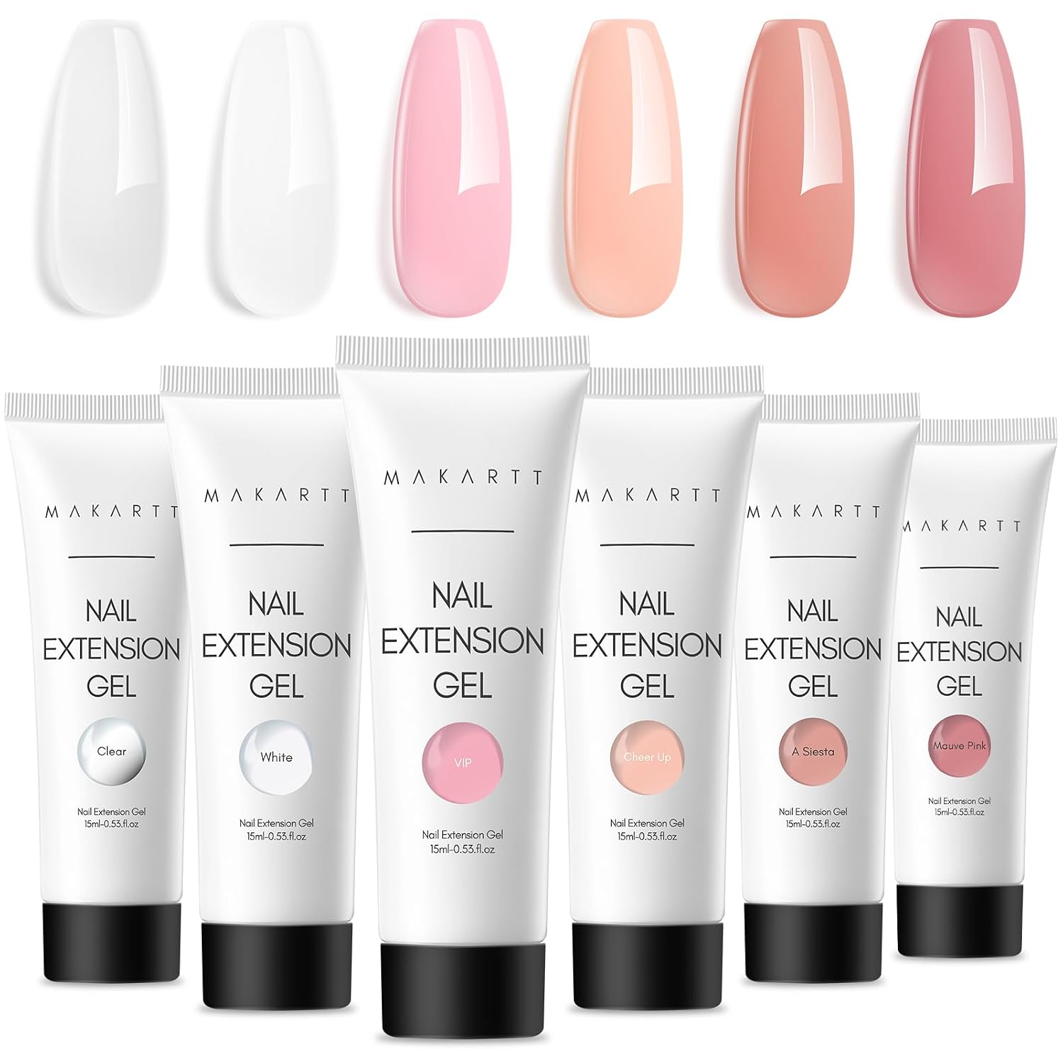 Detalle de Makartt Poly Nail Gel Kit 15 mL