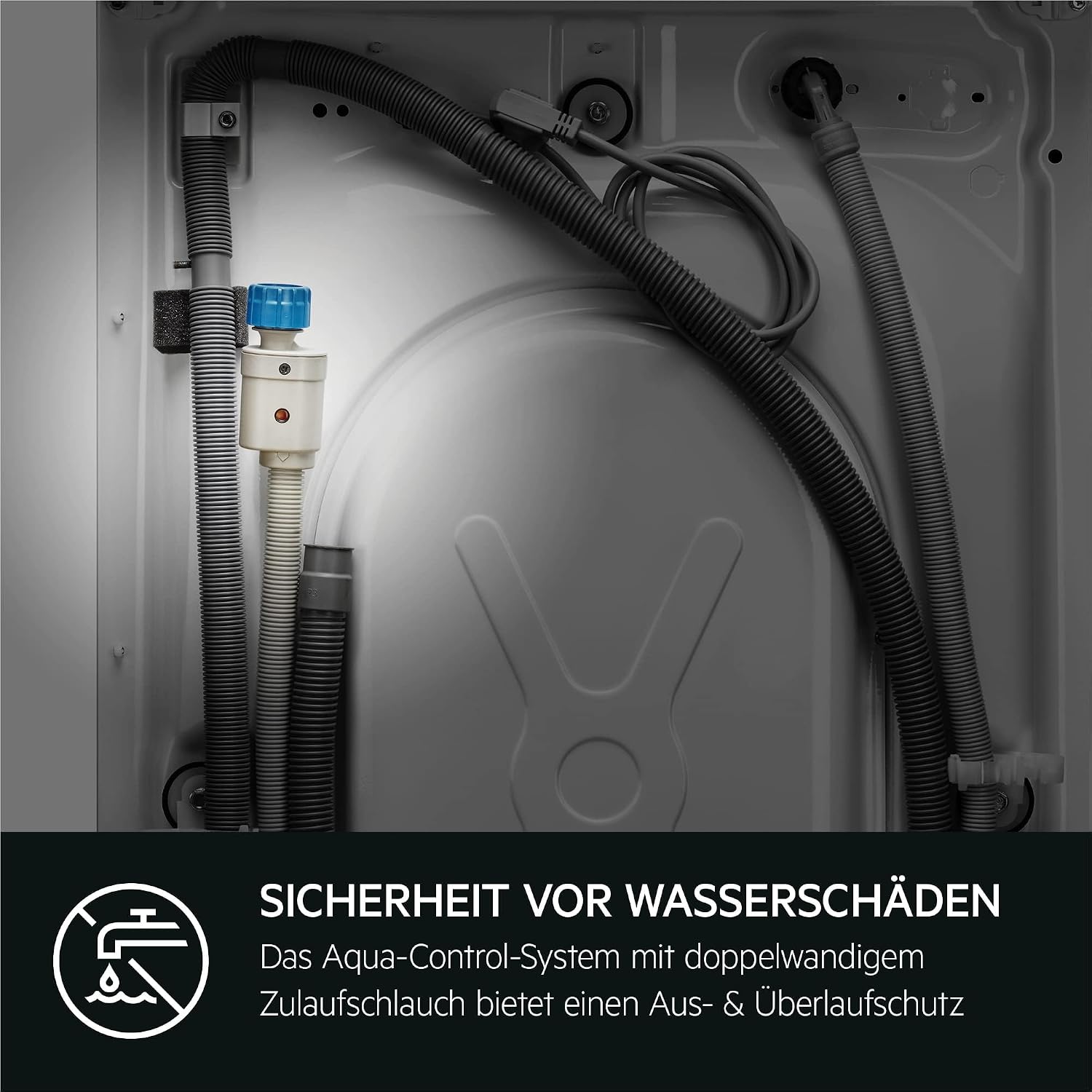 Detalle de AEG Waschmaschine Serie 6000 8 kg mit ProSense Mengenautomatik – L6AMZ48FL