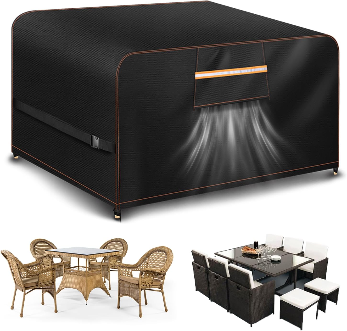 Thumbnail 6 de Aoretic Outdoor Garden Table Cover 242x182x100cm