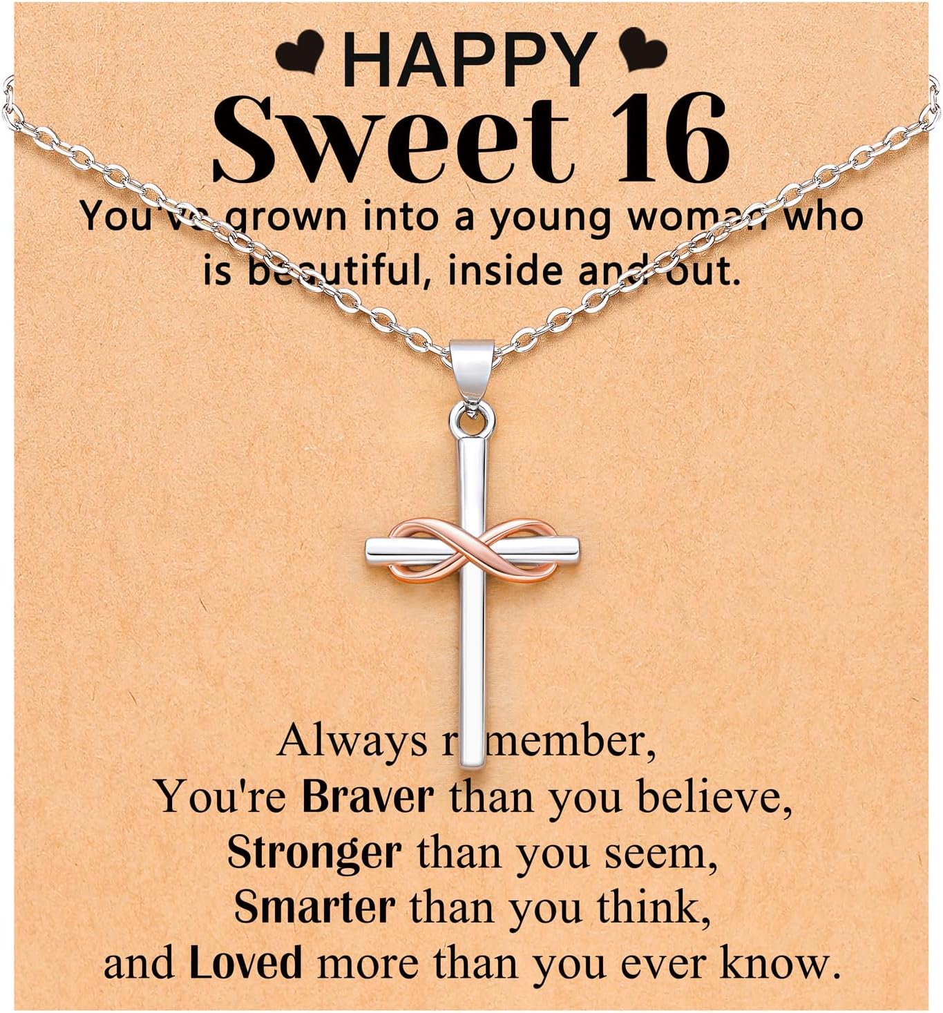Detalle de D Dongjiangjin Gift Happy 13th 16th 18th Birthday Necklace